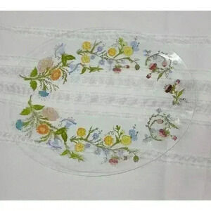 Dorothy Thorpe California Wildflower Oval Platter